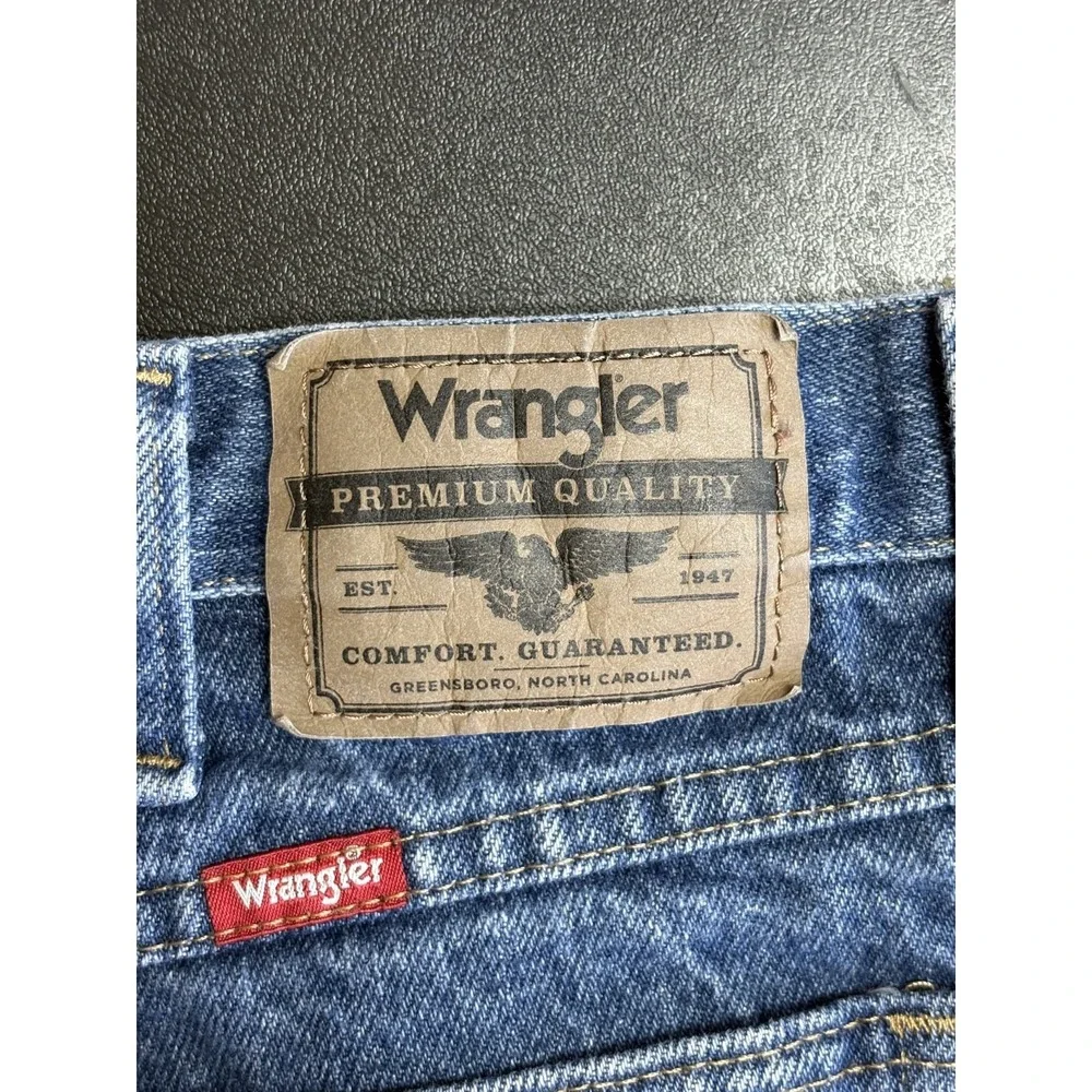 Wrangler Men's Jeans 36x29 Regular Fit Tapered Leg Y2K Dad Jeans 100% Cotton